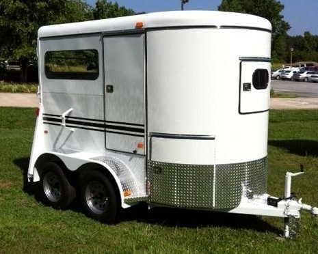 2018 K&K by Bee 2 Horse Trailer